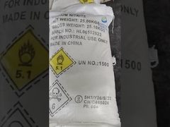 CAS 7632-00-0 NaNO2 Sodium Nitrite Crystal UN NO. 1500 For Metal Heat Treatment Agent