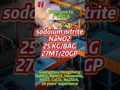 NaNO2 Natriumnitrit 27 MT / 20 GP 25 KG/ BAG Als Farbmittel verwendet