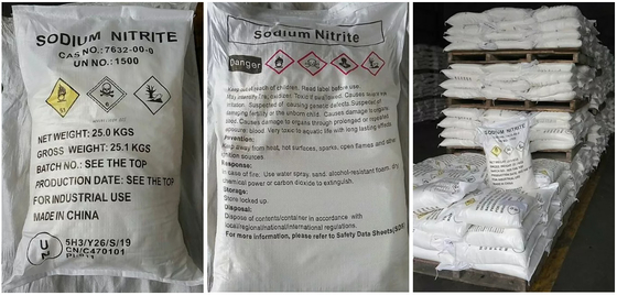 25KG/der Taschen-NaNO2 Zusatz des Natriumnitrit-99% in der Metallbeschichtung