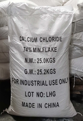 10035-04-8 Calciumchlorid-Dihydrat mit verschiedenen Verpackungen 1000 kg / Beutel CaCl2-Flocken
