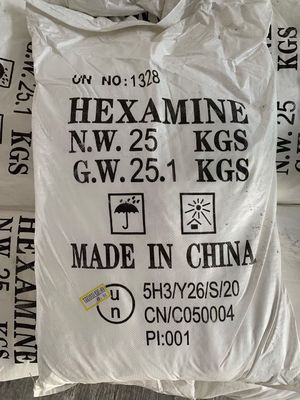 Hexamin OHSAS18001 pulverisieren Industrie-Grad C6H12N4 CASs 100-97-0 für Gewebe