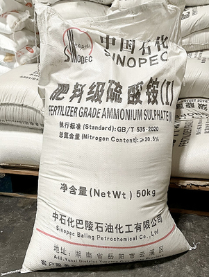 Granuliertes N Crystal Ammonium Sulfate Agricultural Fertilizer 20,5 231-984-1