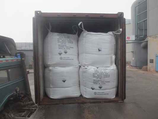 Scharfe Soda perlt Paletten Natriumhydroxid-NaOH 99% 1000kg/Bag 20tons/20GP Withou