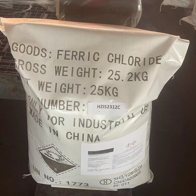 25 KG / BGA FeCL3 Eisenchlorid als Wasserbehandlung Chemikalien verwendet