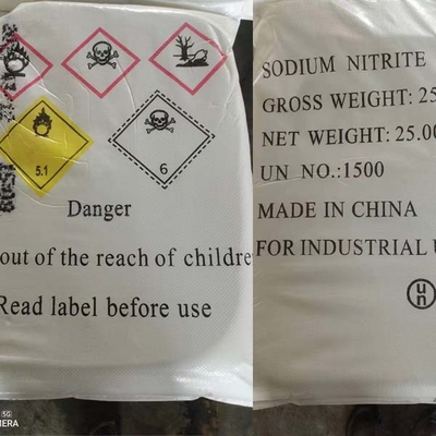 NaNO2 Natriumnitrit 27 MT / 20 GP 25 KG/ BAG Als Farbmittel verwendet
