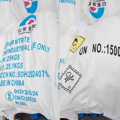 NaNO2 Natriumnitrit als Wärmebehandlungsmittel für Metalle verwendet 25 KG / BAG
