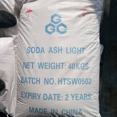 40 KG / BAG Natriumarbonat Soda Asche Naco3 in Glas, Druck und Färbung verwendet