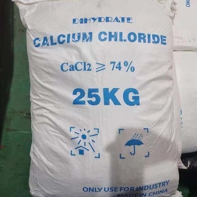 Calciumchlorid 25 kg/Tasche Weiße Flocken