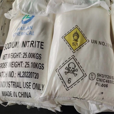 NaNO2 Natriumnitrit 25 KG / BAG Als Mordant für die Färbung von Geweben verwendet