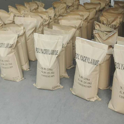 25 KG/BAG PAM Polyacrylamid weiße Partikel CAS 9003-05-8 zur Wasserbehandlung
